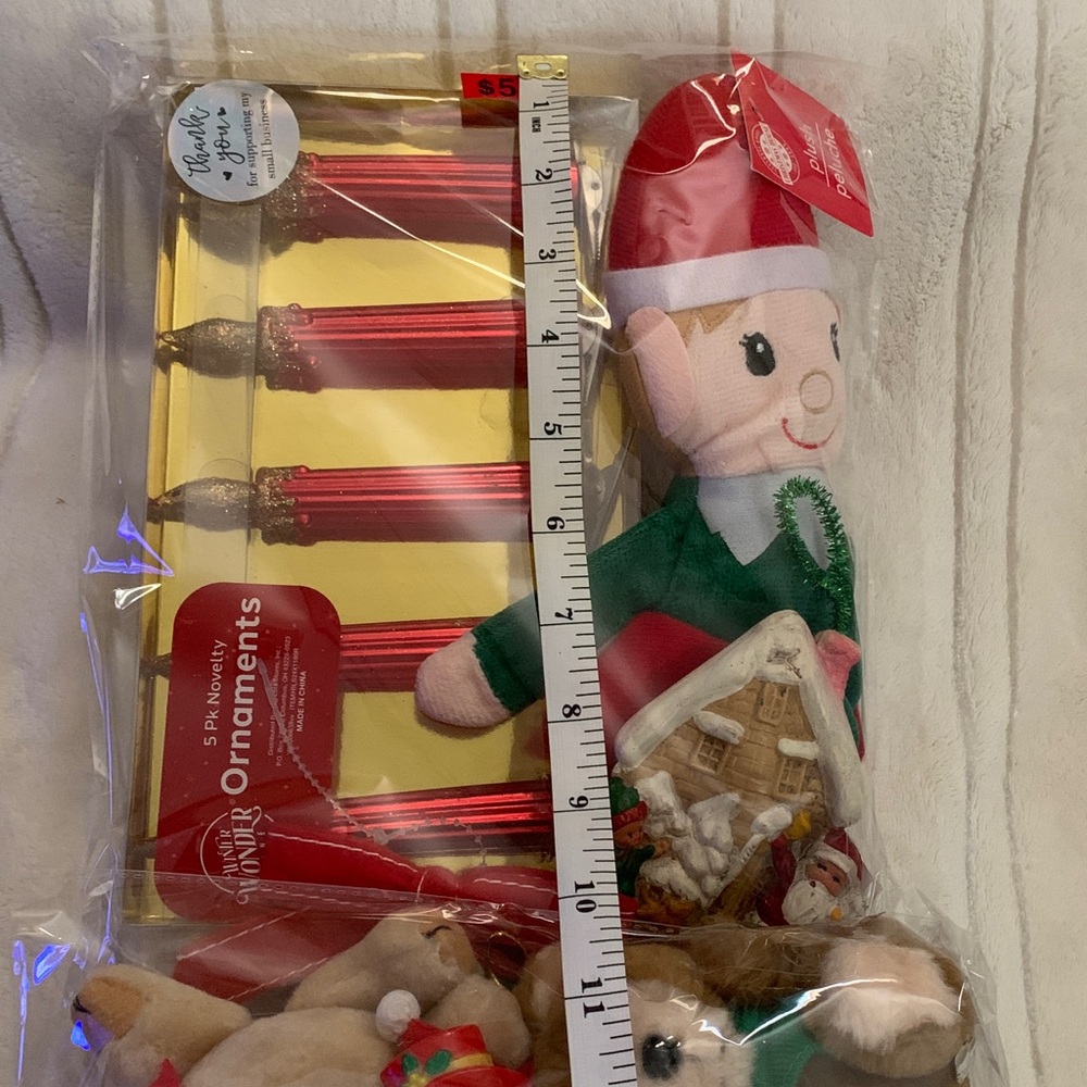 Christmas Elf/Bear/candle clips Ornament decor❗️I’m listing many lil bundles❗️ - Picture 14 of 17